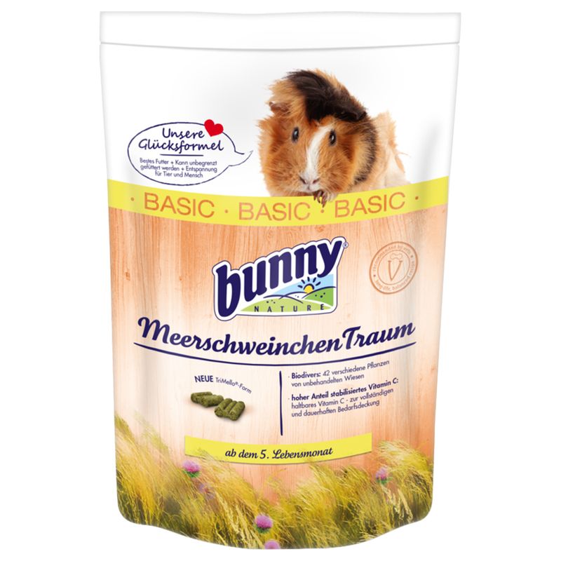 Zooplus Bunny Sogno BASIC Mangime per porcellini d'India Consegna Veloce