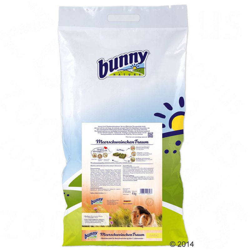 Zooplus Bunny Sogno BASIC Mangime per porcellini d'India Consegna Veloce