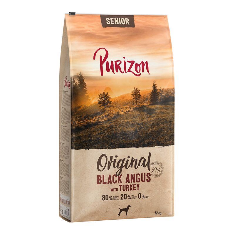 Zooplus Purizon Senior Black Angus con Tacchino Crocchette per cane Enormi sconti