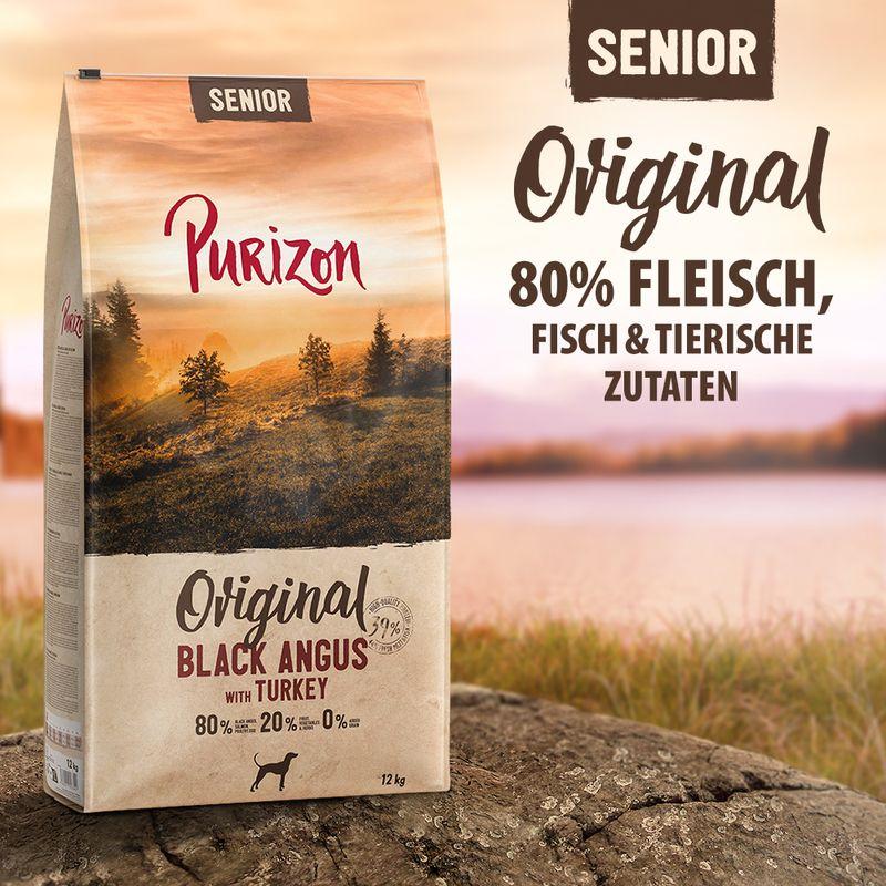 Zooplus Purizon Senior Black Angus con Tacchino Crocchette per cane Enormi sconti
