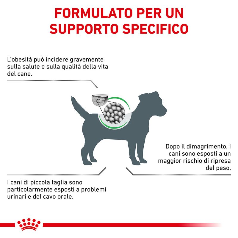 Zooplus Royal Canin Satiety Weight Management Small Dog Canine Veterinary Crocchette per cane Esporta salva