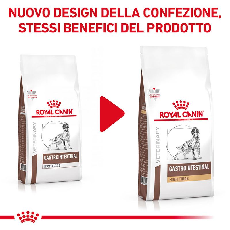 Zooplus Royal Canin Gastrointestinal High Fibre Veterinary Crocchette cane Italy