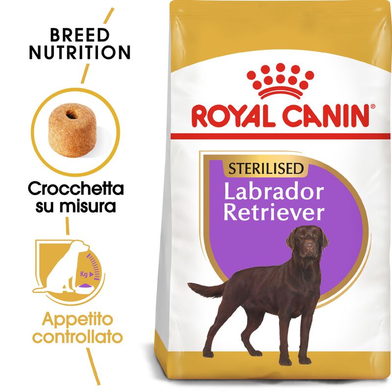 Zooplus Royal Canin Sterilised Labrador Retriever Adult Crocchette per cane