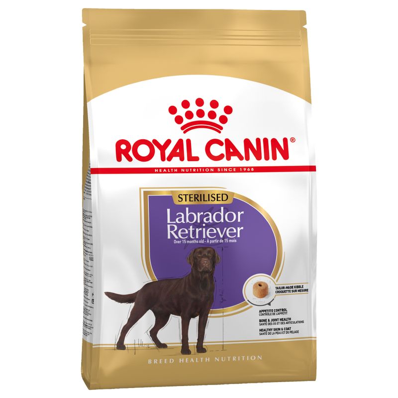 Zooplus Royal Canin Sterilised Labrador Retriever Adult Crocchette per cane Presa