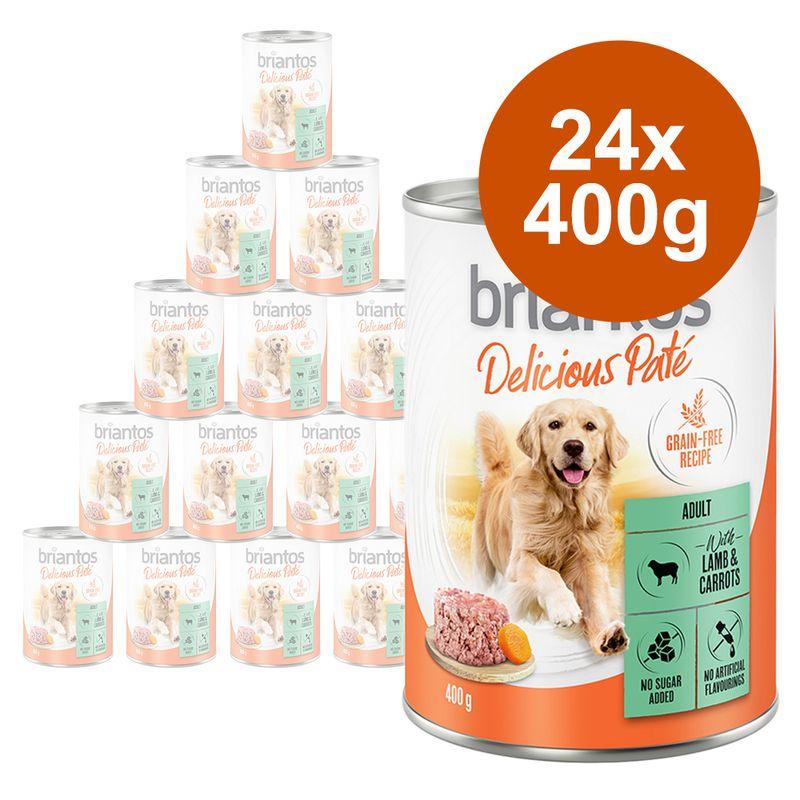 Zooplus Briantos Delicious Paté 24 x 400 g Umido per cane