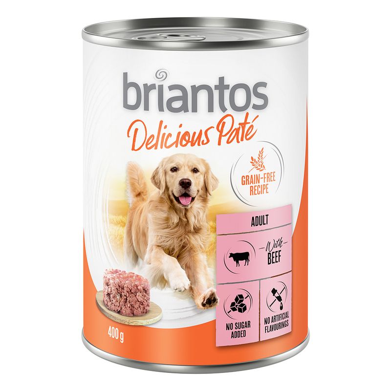 Zooplus Briantos Delicious Paté 24 x 400 g Umido per cane Outlet