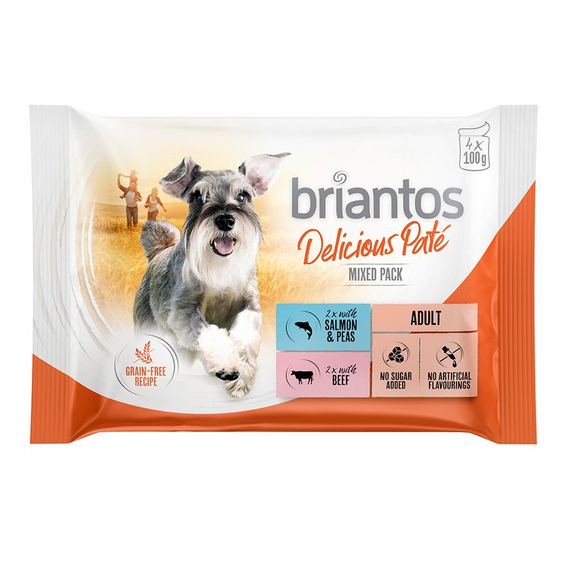 Zooplus Briantos in buste 4 x 100 g Pacco misto Umido per cane In Vendita