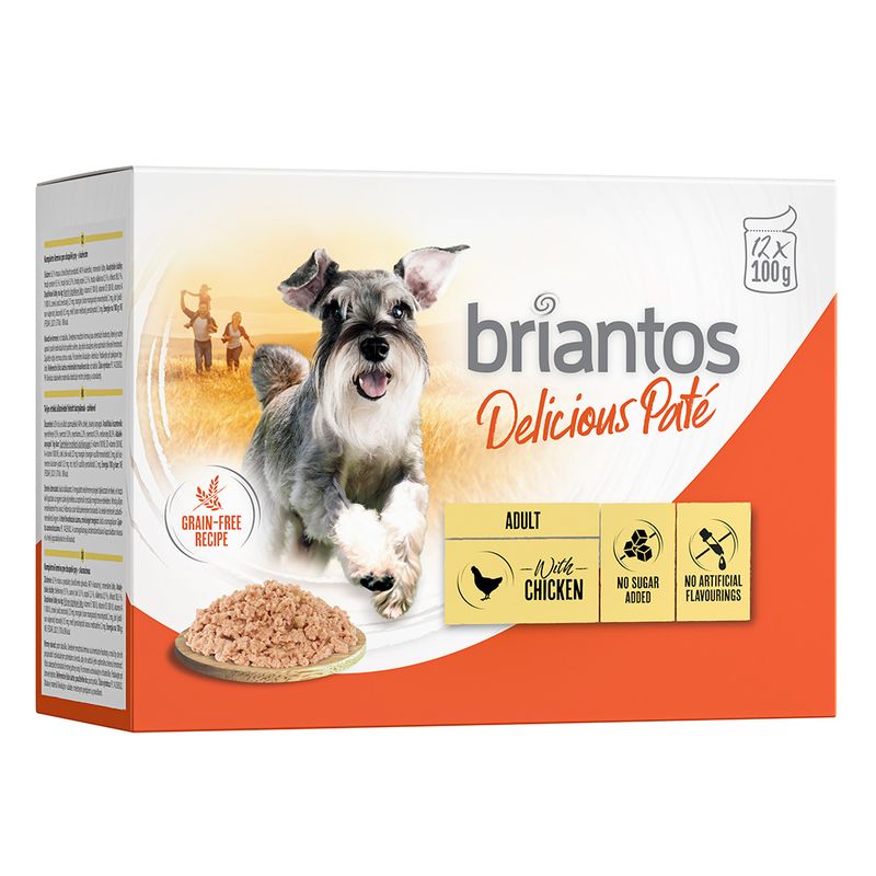Zooplus Briantos Delicious Paté 12 x 100 g Umido per cane Saldi