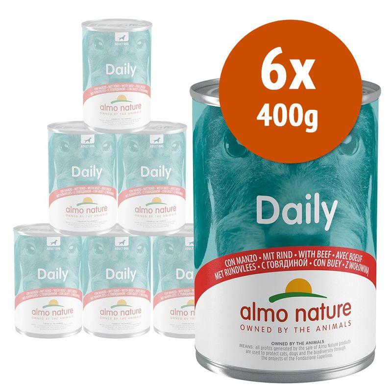 Zooplus Almo Nature Daily Dog 6 x 400 g Alimento umido per cane Hotsell