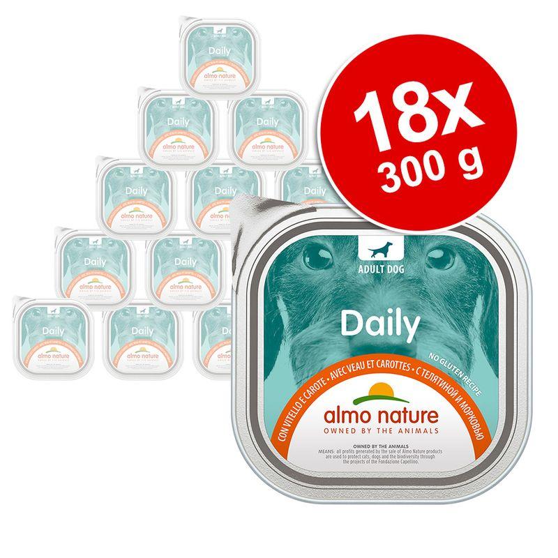 Zooplus Almo Nature Daily 18 x 300 g Alimento umido per cane