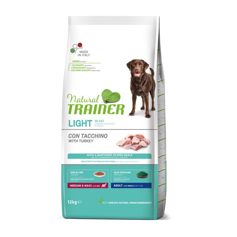 Zooplus Natural Trainer Light in Fat Medium/Maxi Adult con Tacchino Shopping online