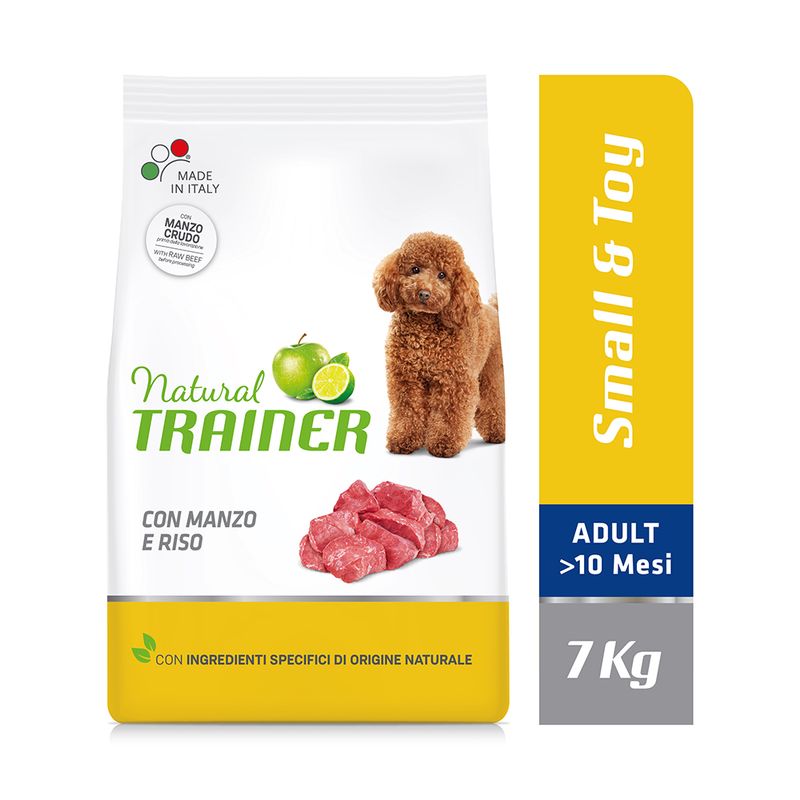 Zooplus Natural Trainer Adult Small & Toy con Manzo & Riso Black Friday