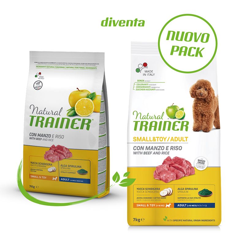Zooplus Natural Trainer Adult Small & Toy con Manzo & Riso Black Friday