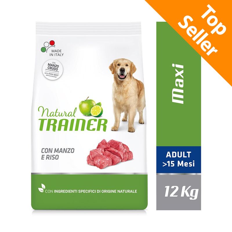 Zooplus Natural Trainer Maxi Adult con Manzo & Riso