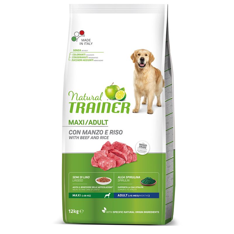 Zooplus Natural Trainer Maxi Adult con Manzo & Riso Offerta per la Festa della Mamma