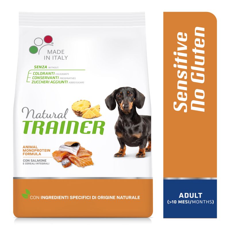 Zooplus Natural Trainer Sensitive No Gluten Adult Small Monoproteico con Salmone