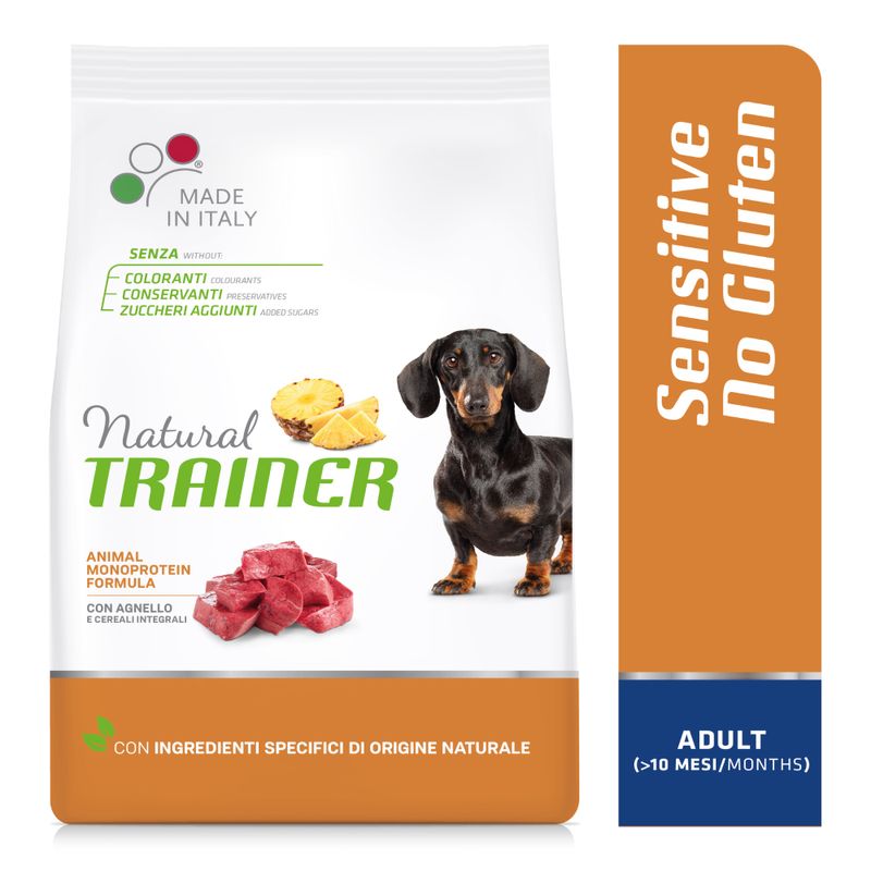 Zooplus Natural Trainer Sensitive No Gluten Adult Small Monoproteico con Agnello
