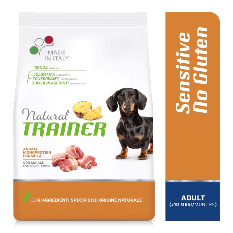 Zooplus Natural Trainer Sensitive No Gluten Adult Small Monoproteico con Maiale