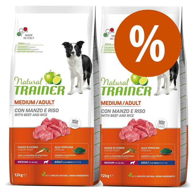 Zooplus Multipack risparmio 2 x 12 kg Natural Trainer Medium & Maxi Nuovi prodotti