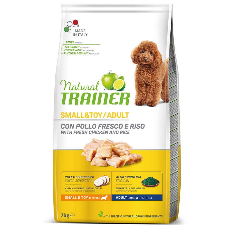 Zooplus Natural Trainer Adult Small & Toy con Pollo fresco & Riso