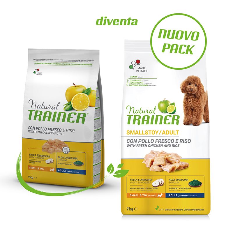 Zooplus Natural Trainer Adult Small & Toy con Pollo fresco & Riso Bestseller