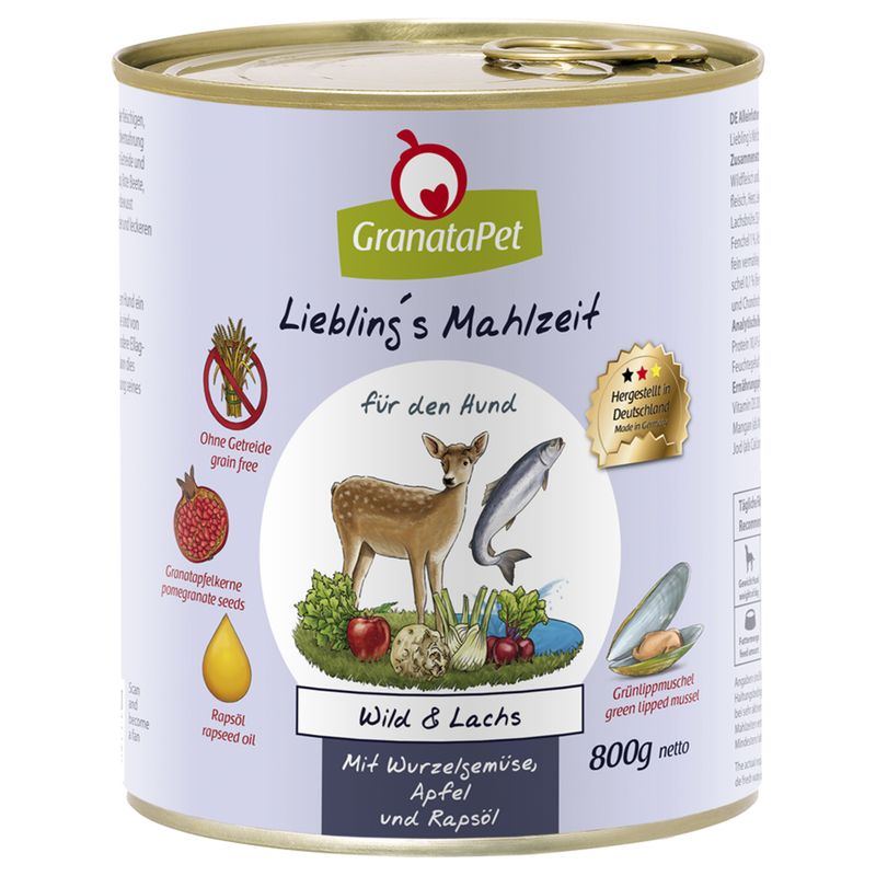 Zooplus GranataPet 6 x 800 g Alimento umido per cane Liquidazione