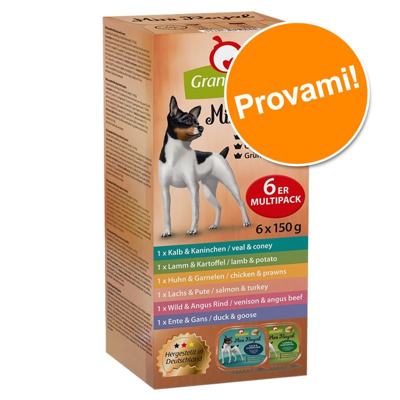 Zooplus GranataPet Mini Royal Pacco misto 150 g