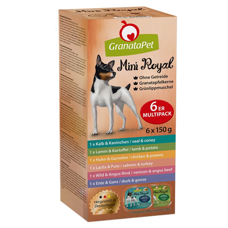 Zooplus GranataPet Mini Royal Pacco misto 150 g Offerte speciali