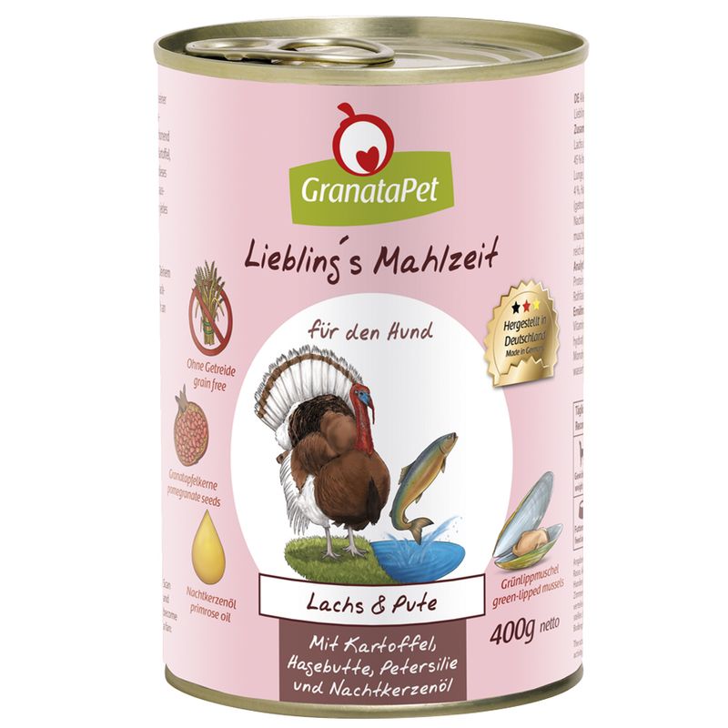 Zooplus GranataPet Pacco misto 6 x 400 g Alimento umido per cani Offerta settimanale
