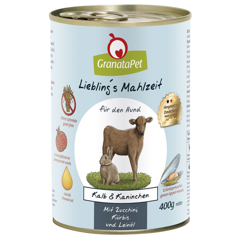 Zooplus GranataPet Pacco misto 6 x 400 g Alimento umido per cani Offerta settimanale