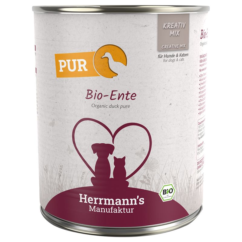 Zooplus Herrmann's Bio Carne pura 6 x 800 g Alimento umido Ultimi tre giorni