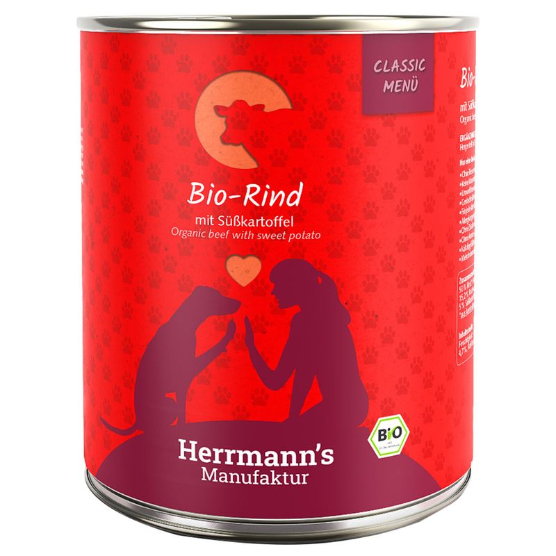 Zooplus Herrmann's Classic Bio Menù 6 x 800 g Umido cane ACQUISTA ORA