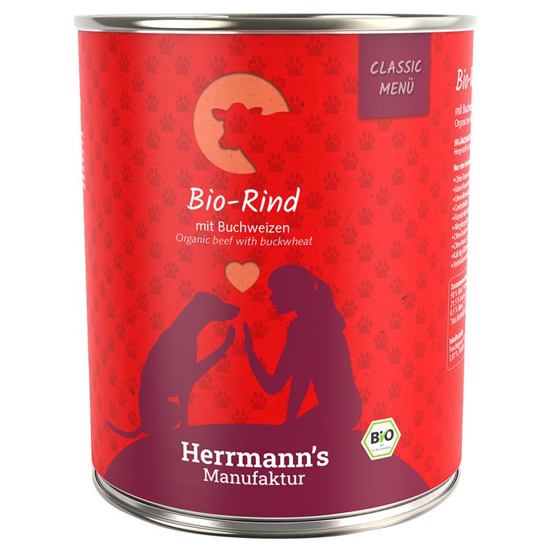 Zooplus Herrmann's Classic Bio Menù 6 x 800 g Umido cane ACQUISTA ORA