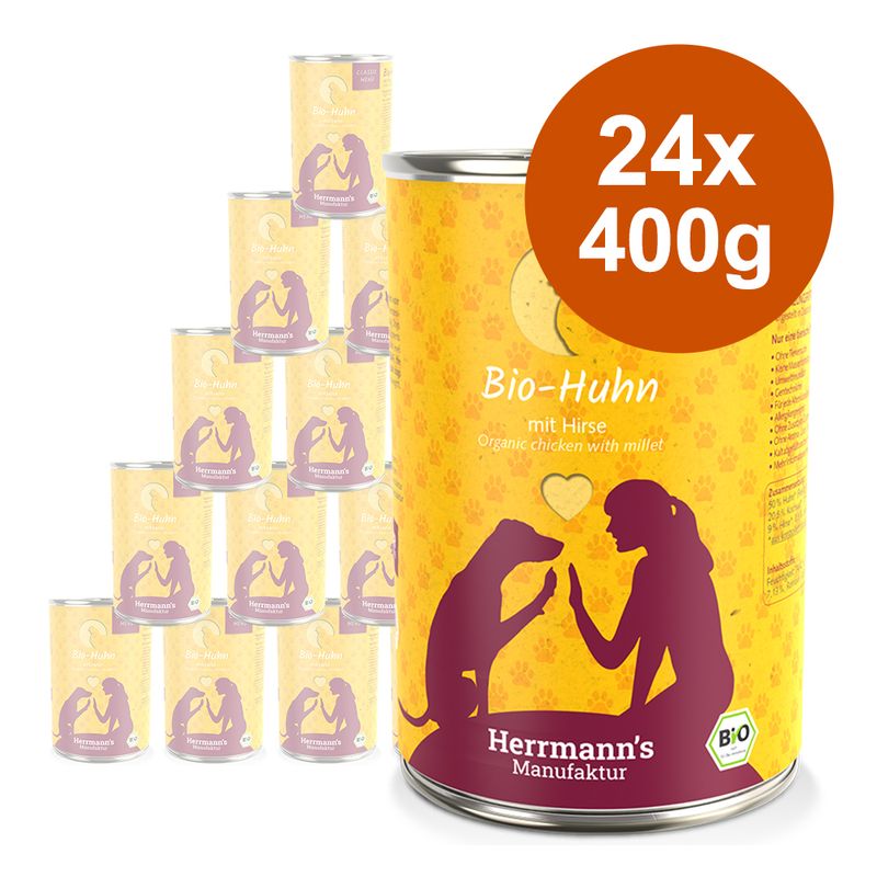 Zooplus Herrmann's Classic Bio Menù 24 x 400 g Umido per cane Latest stili