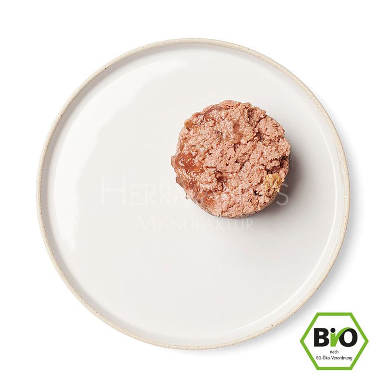 Zooplus Herrmann's Bio Carne pura 24 x 400 g Alimento umido Only for today