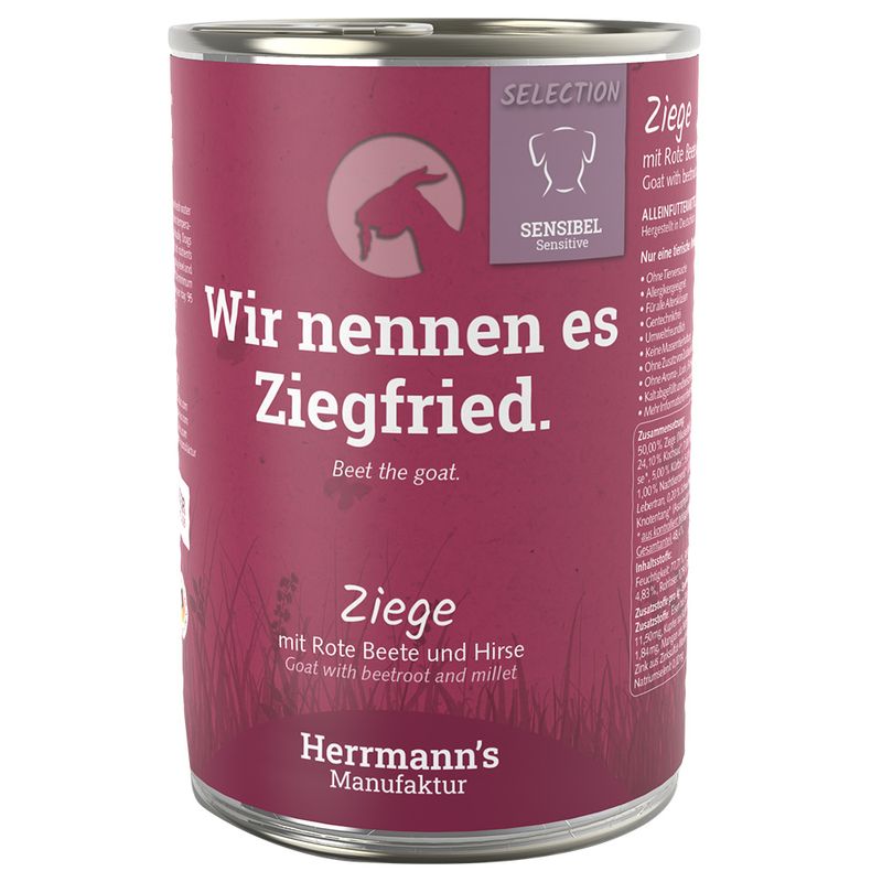 Zooplus Herrmann's Selection Sensitive 24 x 400 g Umido per cane Sostegno trimestrale