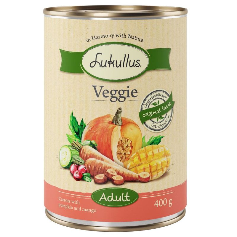 Zooplus 20 + 4 gratis 24 x 400 g Lukullus Umido per cani Super sconto