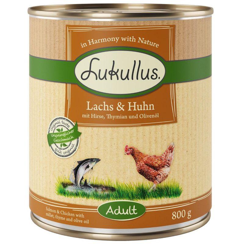 Zooplus Lukullus Adult 6 x 800 g Alimento umido per cani Black Friday Prezzi