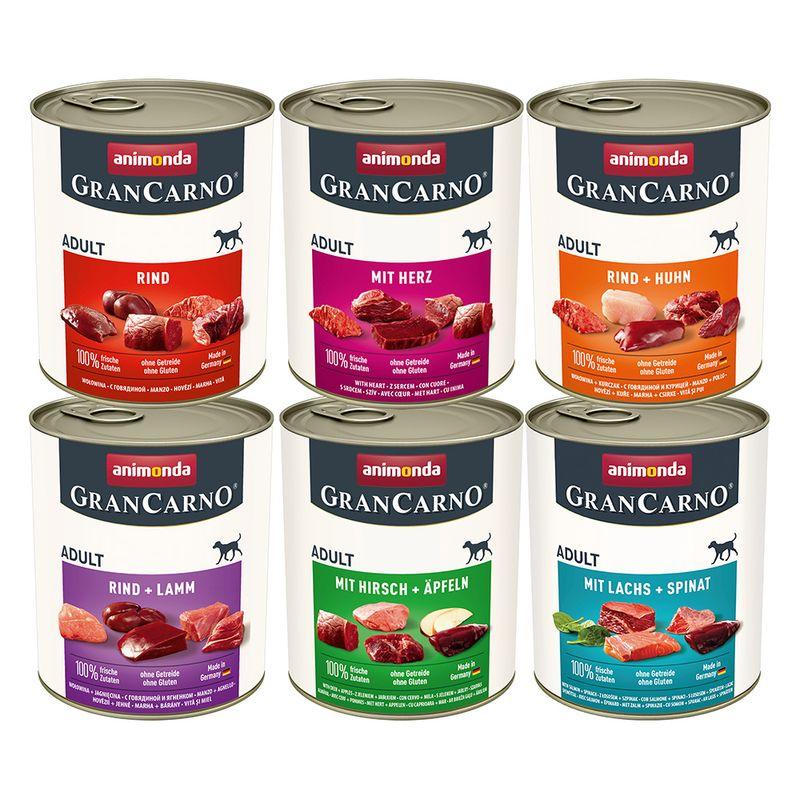 Zooplus animonda GranCarno Original 12 x 800 g Umido per cane Vendita Economica