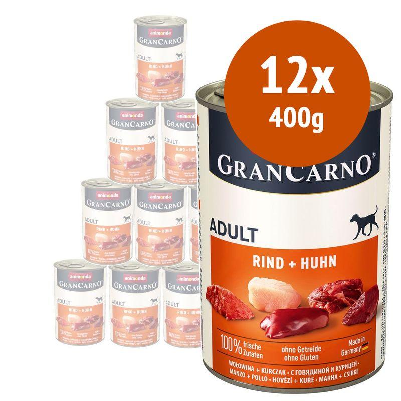 Zooplus animonda GranCarno Original 12 x 400 g Umido per cane Saldi Di Fabbrica