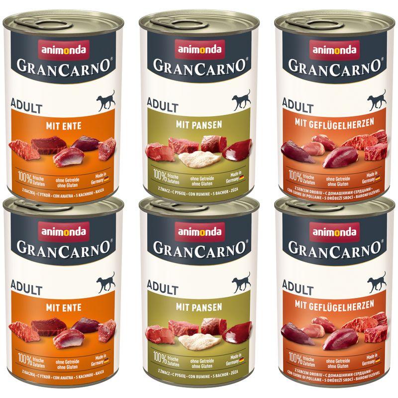 Zooplus animonda GranCarno Original 12 x 400 g Umido per cane Saldi Di Fabbrica