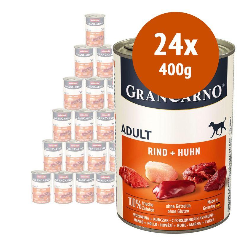 Zooplus animonda GranCarno Original 24 x 400 g Umido per cane