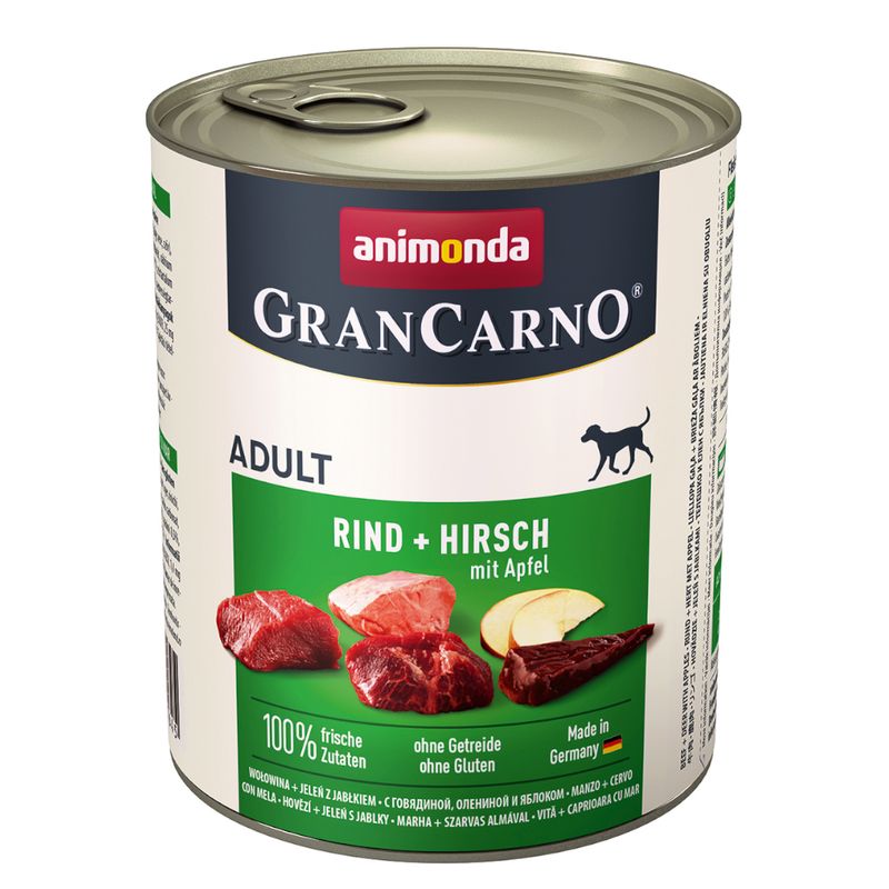 Zooplus animonda GranCarno Original Adult 6 x 800 g Umido per cane
