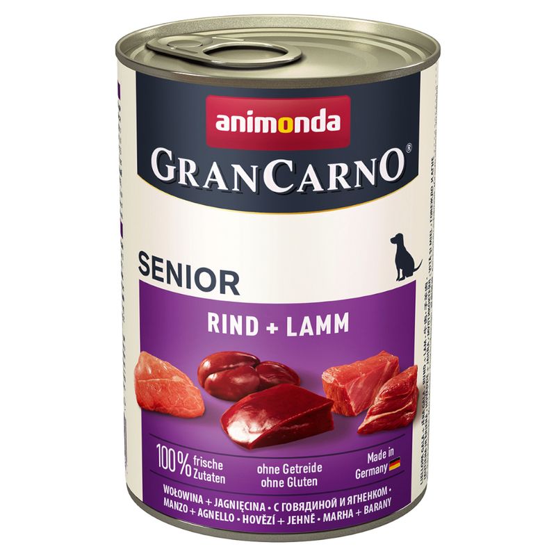 Zooplus animonda GranCarno Original Senior 6 x 400 g Umido per cane
