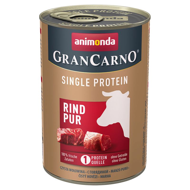 Zooplus animonda GranCarno Adult Single Protein 6 x 400 g Grande vendita
