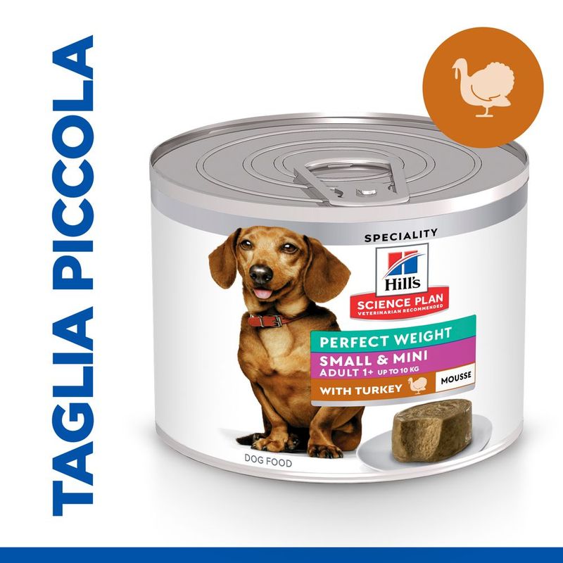 Zooplus Hill's Science Plan Perfect Weight Adult Small & Mini Mousse umido per cane