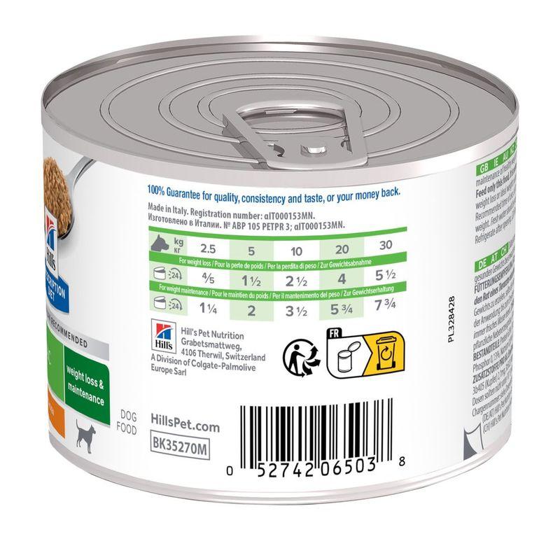 Zooplus Hill's Prescription Diet Metabolic Weight Management Pollo umido per cane Offerta temporanea