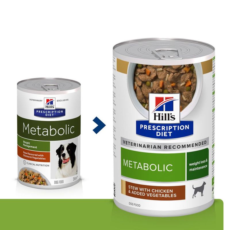 Zooplus Hill's Prescription Diet Metabolic Spezzatino Pollo & Verdure umido cane Ritorno libero