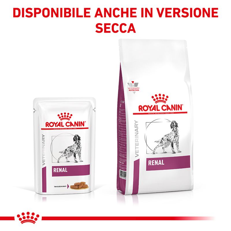 Zooplus Royal Canin Veterinary Canine Renal in Salsa umido per cane Fino al 60% di sconto