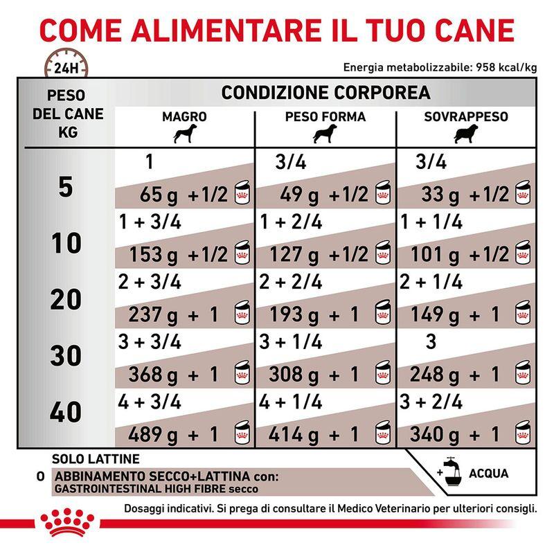 Zooplus Royal Canin Gastrointestinal High Fibre Veterinary Canine Mousse per cane 50% di sconto con spedizione gratuita